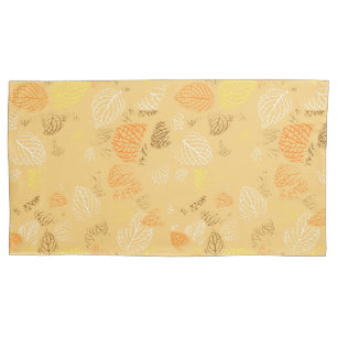 Autumn, Leaves Pattern 4 Pillowcase