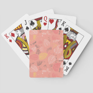 Autumn Leaves Pattern 5 Playing Cards