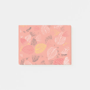Autumn Leaves Pattern 5 Post-it Notes