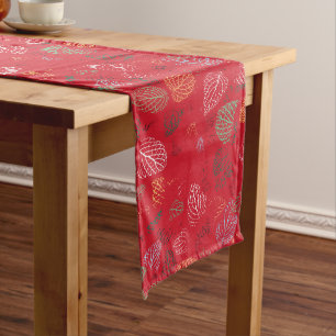 Autumn, Leaves Pattern Long Table Runner