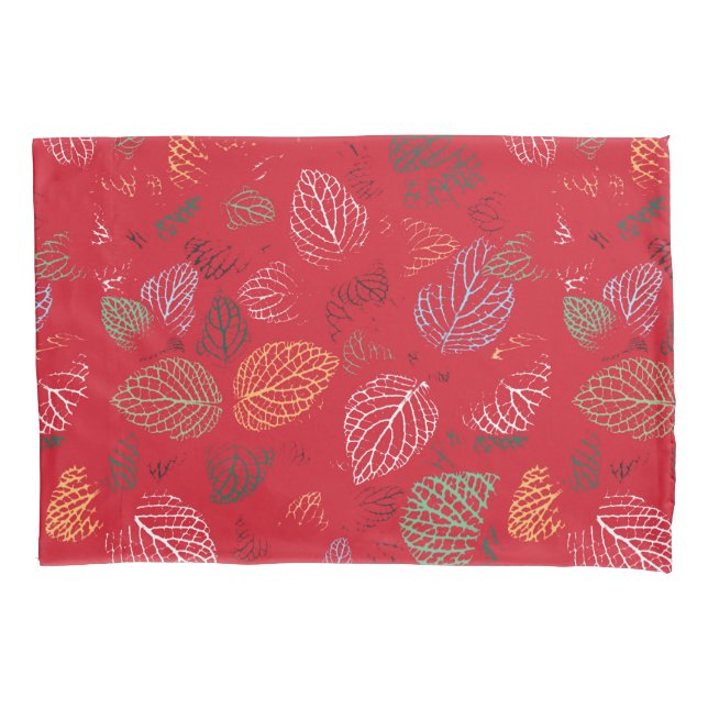 Autumn, Leaves Pattern Pillowcase (Front)