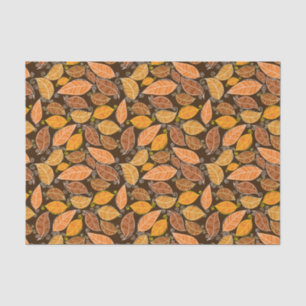 Autumn Leaves Pattern Tissue Paper