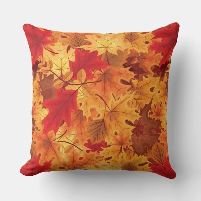 Autumn Leaves Pillow (Front)
