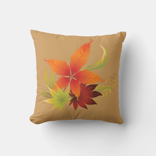 Autumn Leaves Pillow (Front)
