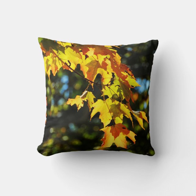 Autumn Leaves  Pillow (Front)