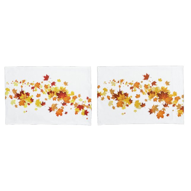 Autumn Leaves Pillowcase Set (Front-Set)