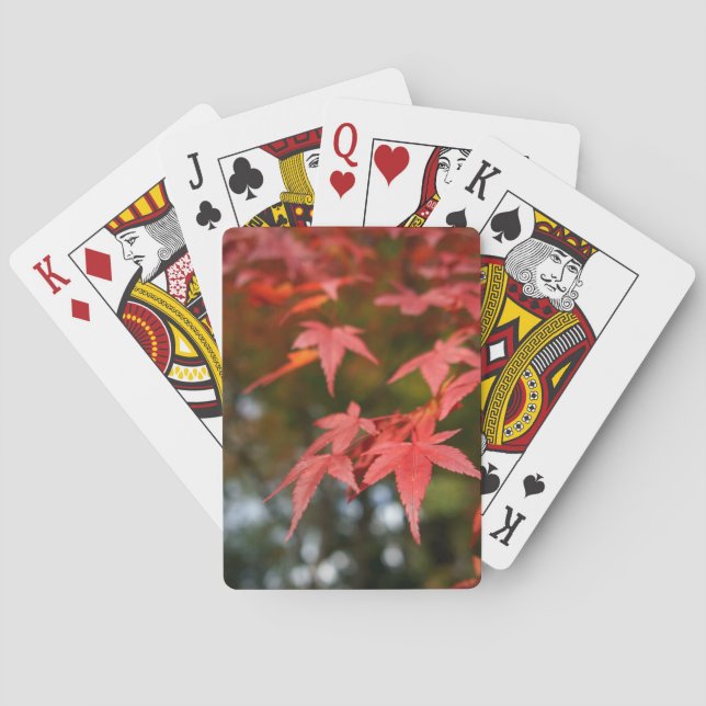 Autumn Leaves Playing Cards (Back)