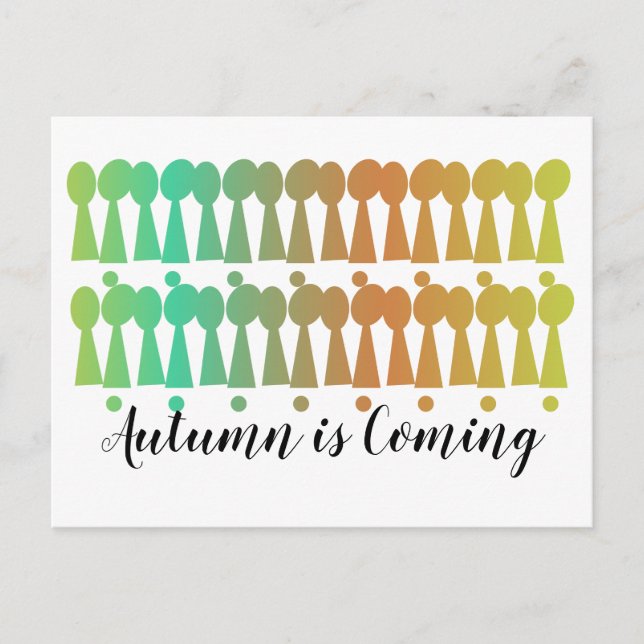 Autumn Leaves Postcard (Front)