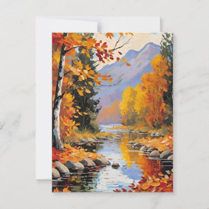Autumn Leaves Postcard
