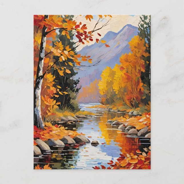 Autumn Leaves Postcard (Front)