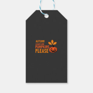 Autumn Leaves Pumpkins Please Halloween Pumpkin Or Gift Tags