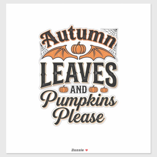 Autumn Leaves Pumpkins Please Vintage Fall_1 (Sheet)