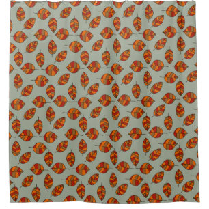 Autumn Leaves Red Leaf Pattern on any Colour