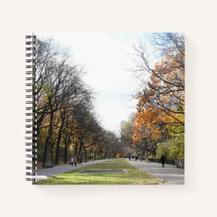 Autumn Leaves Riverside Park New York City NYC Notebook