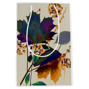Autumn Leaves Royal Colours Medium Gift Bag