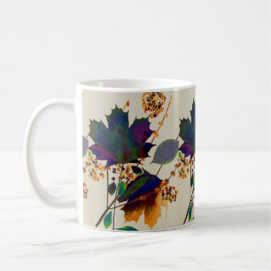 Autumn Leaves Royal Colours Mug