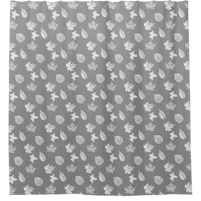 Autumn leaves - silver grey and white (Front)
