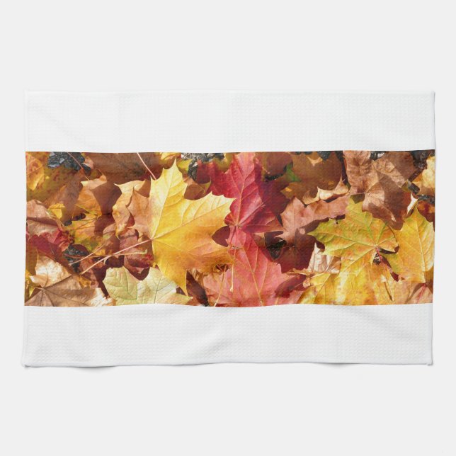 Autumn leaves - Stunning! Kitchen Towel (Horizontal)