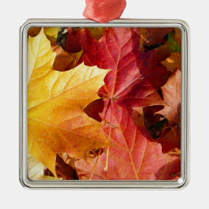 Autumn leaves - Stunning! Metal Ornament