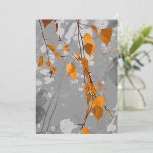 Autumn Leaves Thank You Card