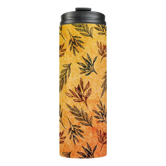 Autumn Leaves Thermal Tumbler (Front)