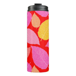 Autumn leaves . thermal tumbler