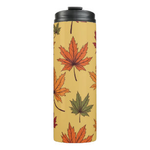 Autumn Leaves Thermal Tumbler