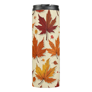 Autumn leaves Thermal Tumbler