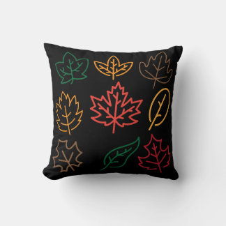 Autumn Leaves Throw Pillow