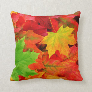 Autumn Leaves Throw Pillow