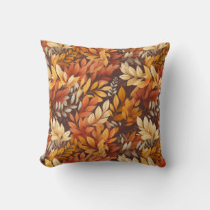 Autumn Leaves Throw Pillow