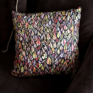 Autumn Leaves Throw Pillow
