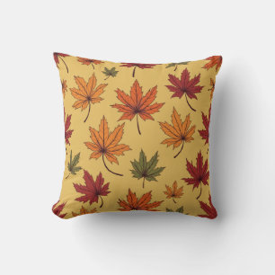 Autumn Leaves Throw Pillow