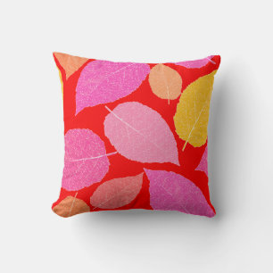Autumn leaves . throw pillow