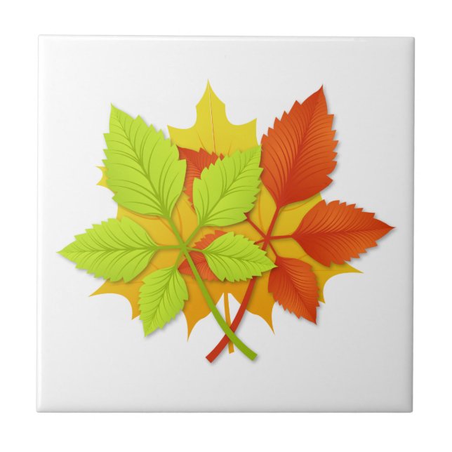 Autumn leaves tile (Front)