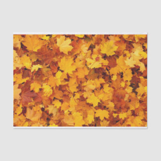 autumn leaves tissue paper