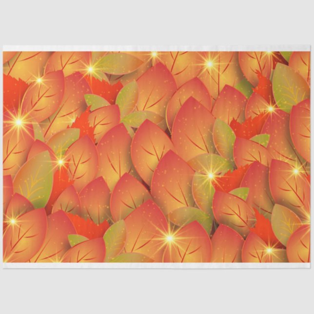 autumn leaves tissue paper (Front)