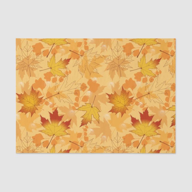 Autumn Leaves Tissue Paper (Front)