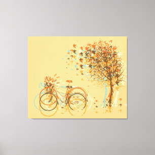 Autumn Leaves Trees #4 Canvas Print