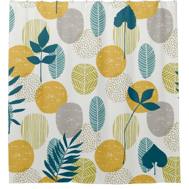 Autumn leaves, vintage seamless pattern. (Front)