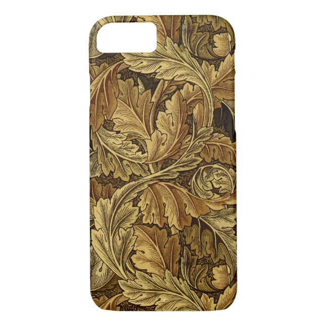 Autumn leaves William Morris pattern Case-Mate iPhone Case (Back)