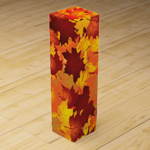 Autumn Leaves Wine Gift Box