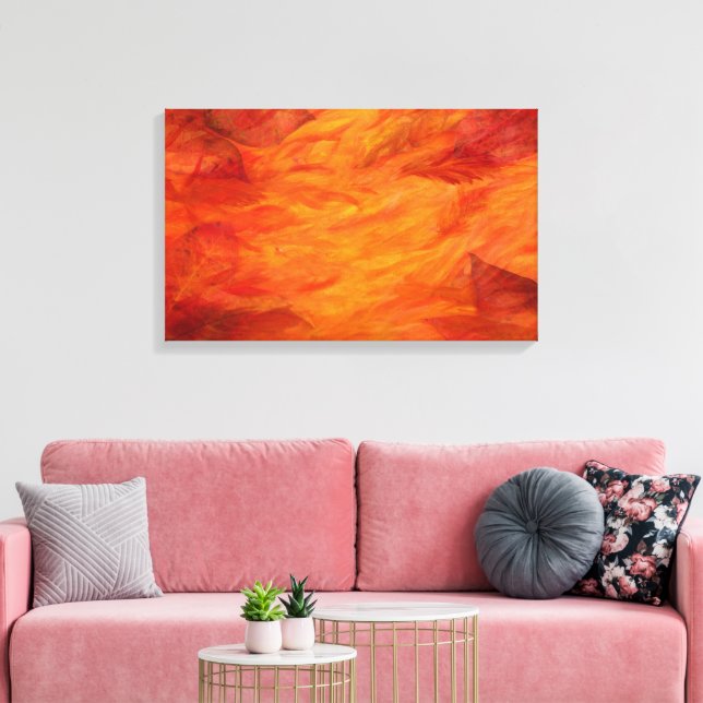 "Autumn Leaves" Wrapped Canvas (Insitu(LivingRoom))