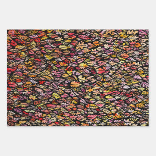 Autumn Leaves Wrapping Paper Sheet