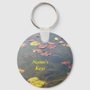 Autumn Lilypads Series Keychain
