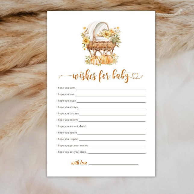 Autumn Little Pumpkin Neutral Wishes for baby game (Creator Uploaded)