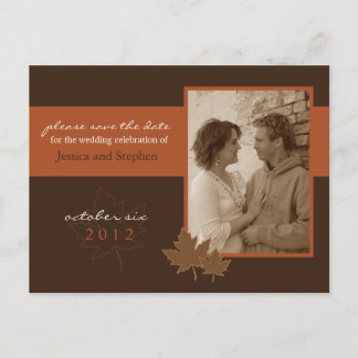 Autumn Love 01 Announcement Postcard