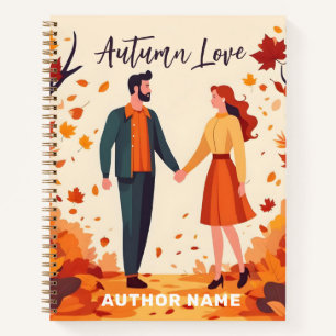 Autumn Love Book Cover Inspiration Notebook