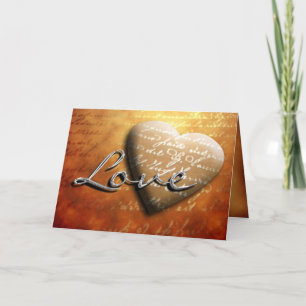 Autumn Love Customizable Interior Greeting Card