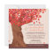 Autumn Love Romantic Oak Tree Wedding Invite